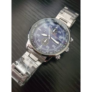 🔥BRAND NEW Citizen Eco-Drive CA0695-17E Chronograph Men's‎ Aviator Watch